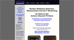 Desktop Screenshot of mazurinstruments.com